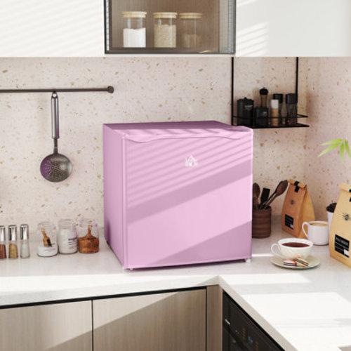 Mini Freezer Countertop, 1.1 Cu.Ft Compact Upright Freezer with Removable Shelves, Reversible Door for Home, Dorm, Apartment and Office, Pink | Wayfair