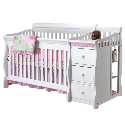 Sorelle Princeton Elite Crib and Changer in White