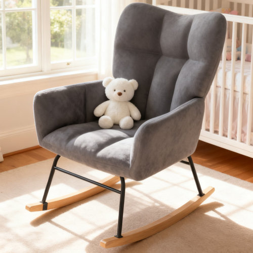 George Oliver Nursery Rocking Chair, Rocking Chairs for Nursery, Baby Rocker Chair, Glider Rocker, Pink & Reviews | Wayfair