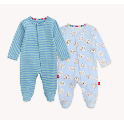 MagneticMe 2-Pack Footie – 0-3 Months
