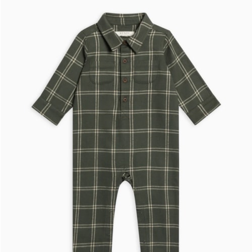 Bohdi Flannel Collared Romper