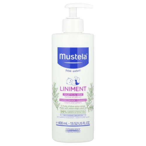 Mustela Baby Liniment Diaper Change Cleanser, 13.52 fl oz