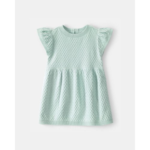 Baby Girl Sweater Dress - Green | Carter's