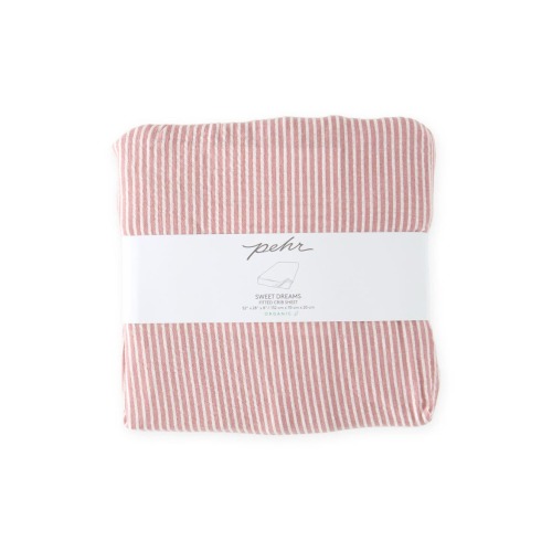 Organic Cotton Seersucker Crib Sheet