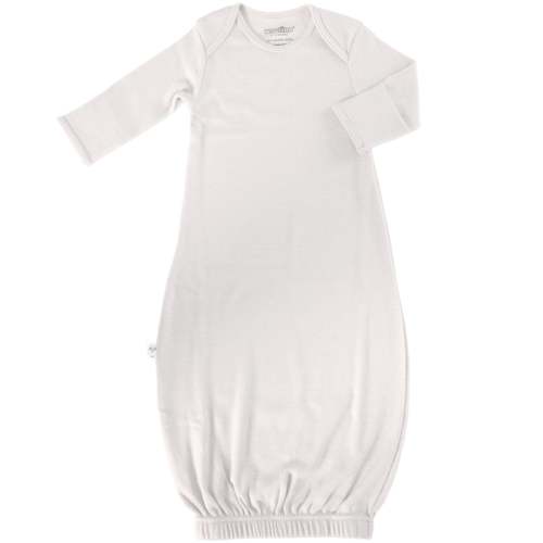 Merino Wool Baby Gown |Natural Merino Wool Baby Sleepwear – Woolino