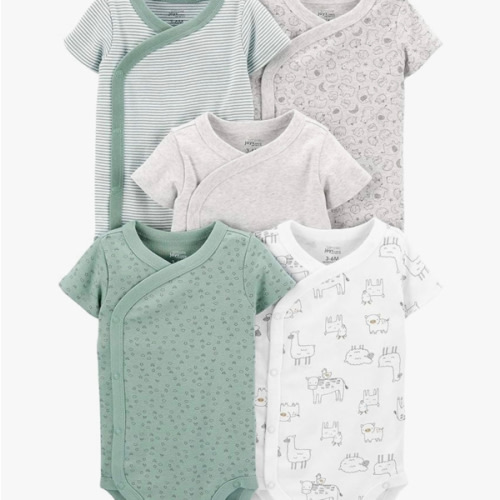 Simple Joys by Carter's unisex-baby 5-pack Side Snap Short-sleeve Bodysuit