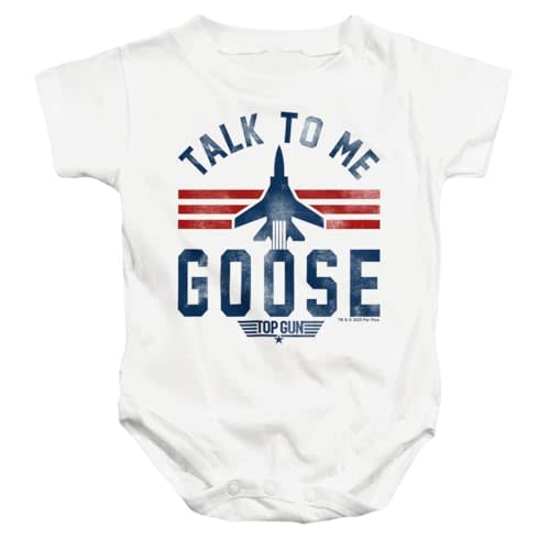 Popfunk Top Gun Talk To Me Goose Unisex Infant Snap Suit for Baby