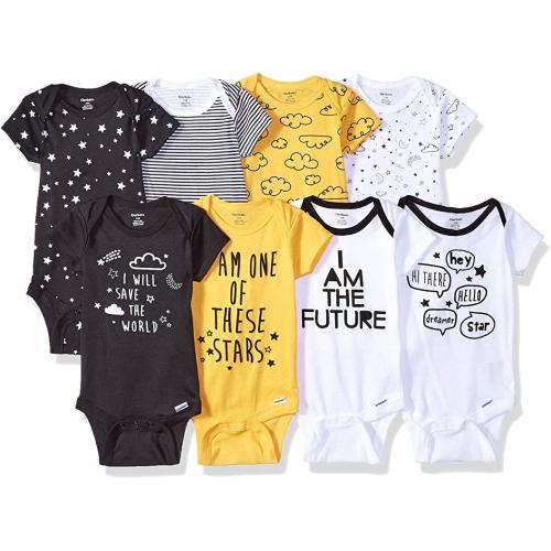 Baby Boys' 8-Pack Short-Sleeve Onesies Bodysuit