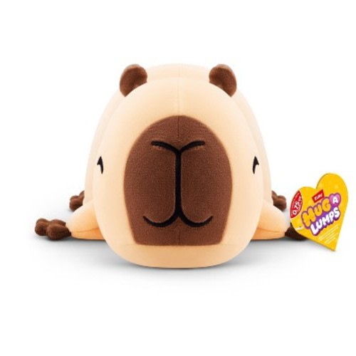 Hug-A-Lumps Capybara Weighted Plush Small Stuffed Animal: Zoo-Themed Polyester Toy