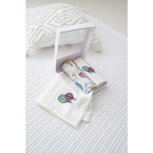 Balloon Festival Muslins (Set of 3) | Swaddle Blankets – The Gilded Bird US