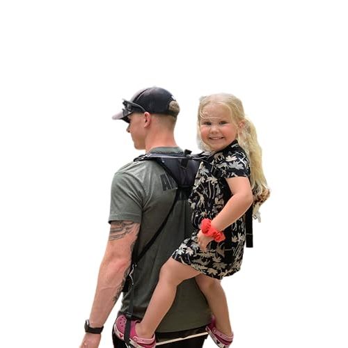 Piggyback Scout Standing Toddler Carrier Backpack - 2-Piece Bundle for Hiking & Travel with Secure Child Safety Harness Included - for Ages 2-4 (Under 50 lbs) - No Accessories Included
