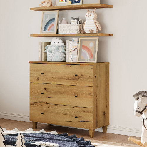 George Oliver Kids Dresser With 3 Drawers For Children's Room Bedroom | Wayfair