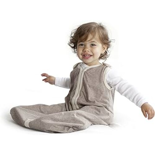 Baby Deedee Sleep Nest Lite, Sleeping Bag Sack - Mocha Heather, S (0-6 Months)