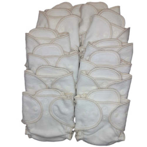 Newborn Hemp/Cotton Diaper Bundle (Pack of 12)