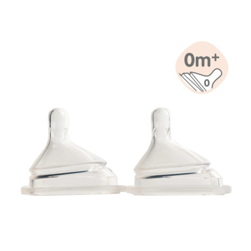 Hegen Nipple Extra Slow Flow, 2-Pack (0 months)