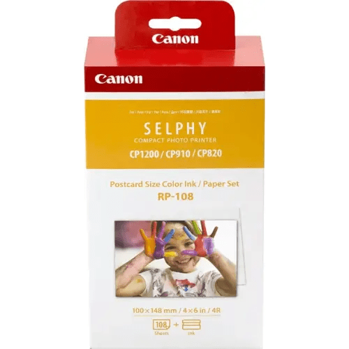 Canon - RP-108 High-Capacity Color Ink/Paper Set - Multicolor
