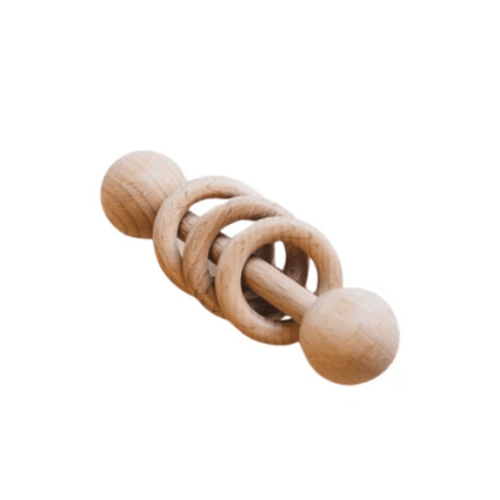 Minnow - Wooden Ring Rattle