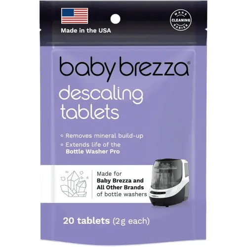 Baby Brezza Descaling Tablets - Compatible with Bottle Washer Pro and All Brands of Baby Bottle Washer Appliances