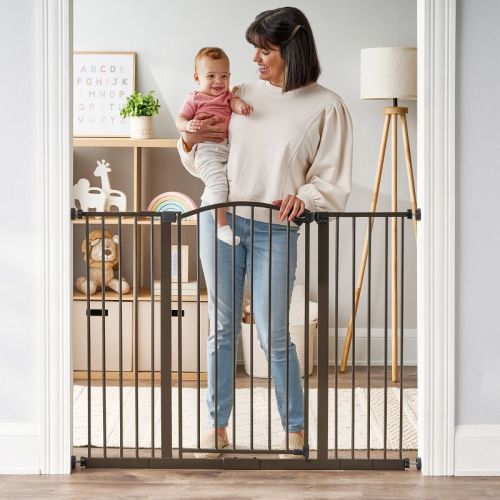 Regalo Extra Tall and Extra Wide Decor Baby Gate - 58" - Bronze