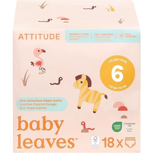 Attitude Baby Diapers Size 6, 20 CT