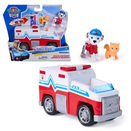 PAW Patrol: Search and Rescue, Marshall Rescue Responder Vehicle with 2 Figures