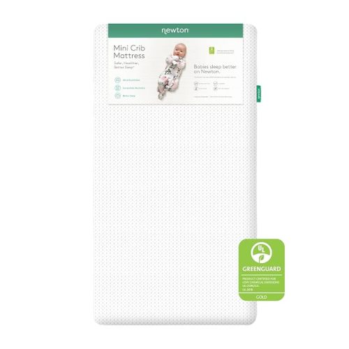 Newton Baby Mini Crib Mattress 24" x 38" Breathable & Washable