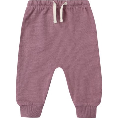 Organic Cotton Pointelle Joggers, 0-3M