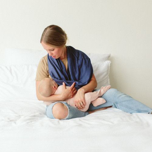 Goumi Kids x Babylist Bamboo & Organic Cotton 5-in-1 Nursing Cover - Indigo, O/S