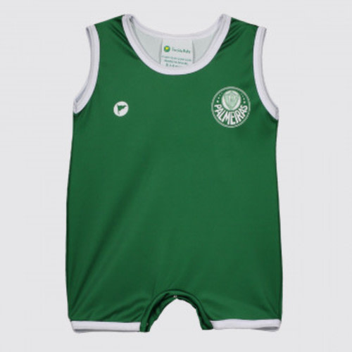 Palmeiras Baby Sleeveless Overalls