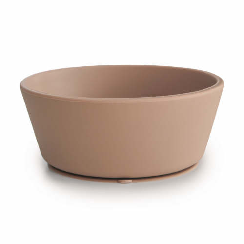 Mushie Baby Silicone Suction Bowl | Natural