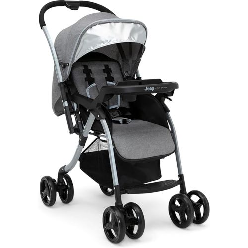 Jeep Unlimited Reversible Handle Stroller, Grey Tweed