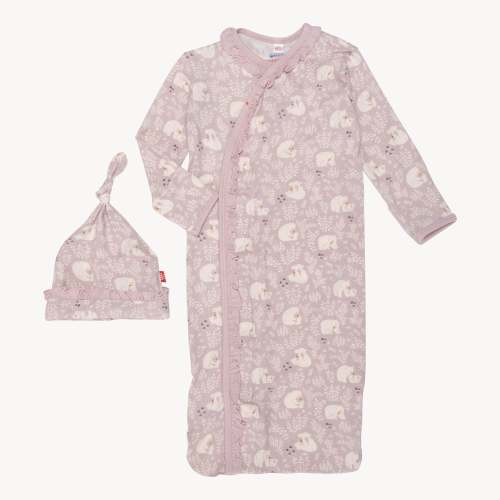 cuddle club modal magnetic cozy sleeper gown + hat set – Magnetic Me