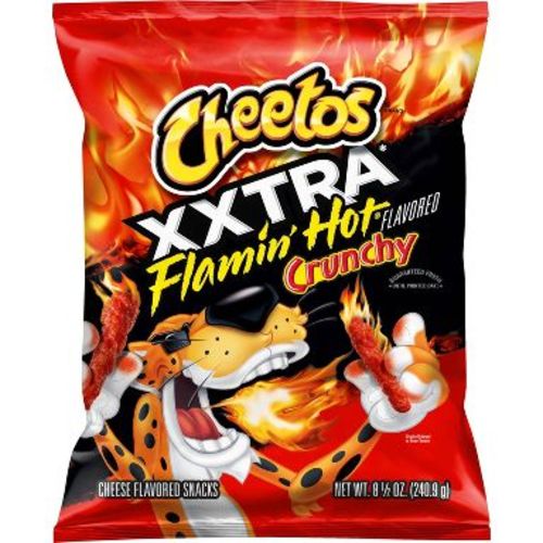 Cheetos XXTRA Flamin' Hot Crunchy Cheese Flavored Snacks - 8.5oz: Gluten-Free