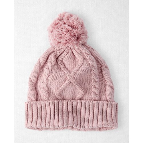 Baby Girl Organic Cotton Cable Knit Hat  - Little Planet | Carter's