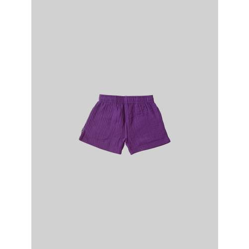 Solid Organic Muslin Shorts