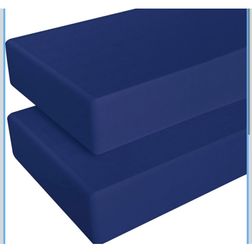 NTBAY 2 Pack 100% Brushed Microfiber Fitted Crib Sheet, Super Soft and Cozy 28x52 Crib Sheet for Standard Crib and Toddler Mattresses, Boys, Girls, Unisex, Navy Blue, 28x52 Inches