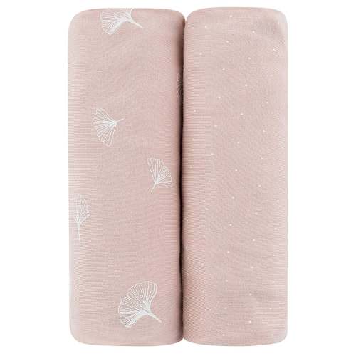 Pack N Play | Portable Crib Sheet Set - Pink Gingko – Ely's & Co.