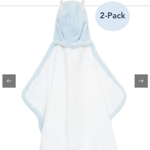 Chenille Baby Towel Bundle - 2 Pack