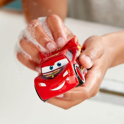 Disney Store Unisex-Children Bath Set (Pixar Cars) - Kids Bath Accessories with Beloved Disney Characters - Colorful and Fun Bath Time Essentials for Kids - Suitable for All Ages