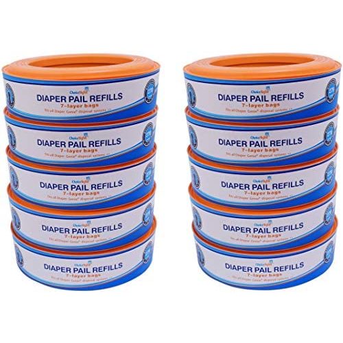 ChoiceRefill Diaper Pail Refills - Compatible with Diaper Genie Pails - Pack of 10