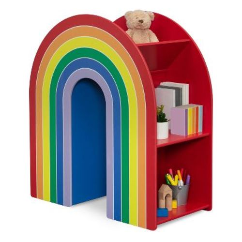 Delta Children Kids Fairytale Rainbow Bookcase