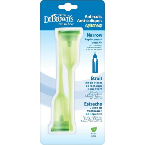 Dr. Brown's Natural Flow Options+Replacement Vent Kit, Narrow, 2 Count (Pack of 1)