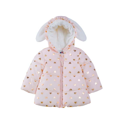 Rokka&Rolla Baby Girls' Infant Fleece Puffer Jacket -Toddler Warm Winter Coat, Sizes 6-24M