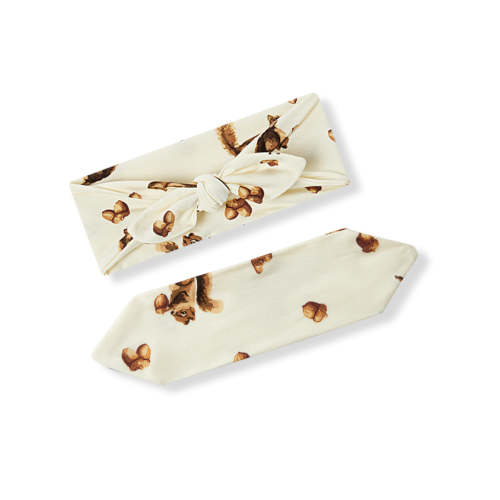 Chipmunk Luxe Stretch Knotted Headband