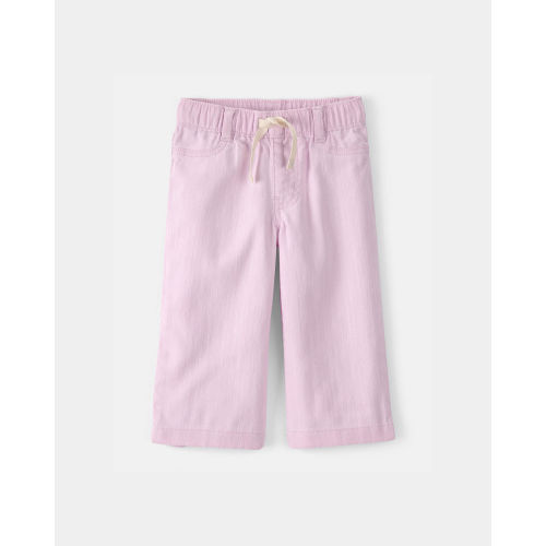 Baby Girl Drawstring Wide-Leg Pants - Pink - OshKosh B'gosh | Carter's