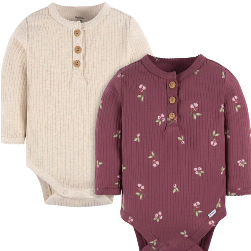 Gerber Baby Boys & Baby Girls 2-Pack Bodysuits
