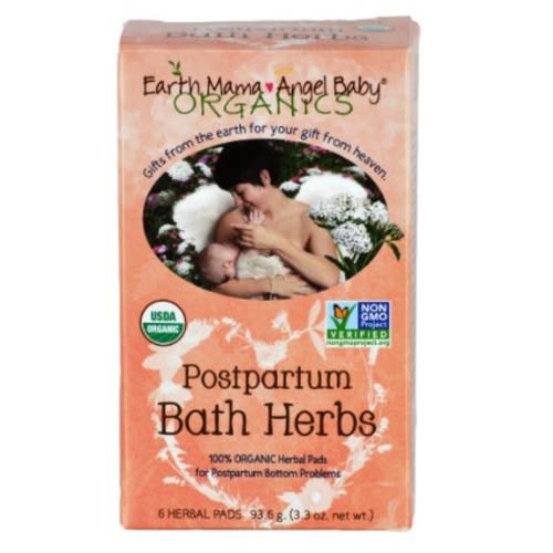 Earth Mama Angel Baby Postpartum Bath Herbs, 6 Count