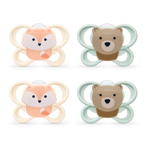 NUK Perfect Match Air Pacifiers, 0-6 Months, 4 Pack