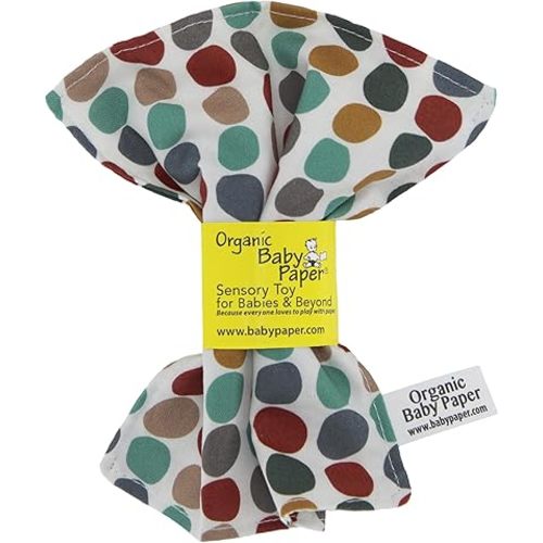 Original Baby Paper - Crinkle Teether and Sensory Toy for Babies and Infants | Organic Pebbles | Non-Toxic, Washable | Great for Baby Showers