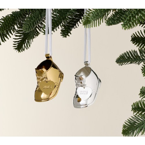 Baby's First Christmas Bootie Ornament